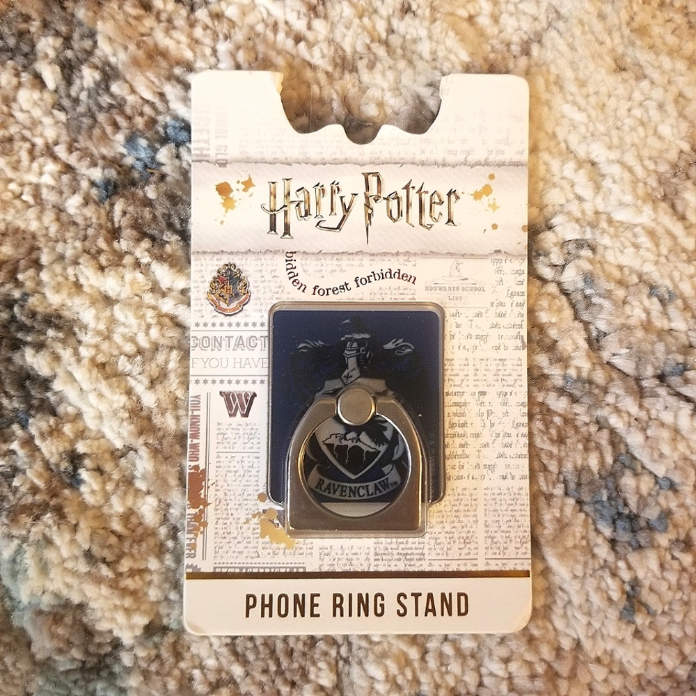 WB Wizarding World Harry Potter Hogswarts Ravenclaw Phone Ring Stand Grip NWT